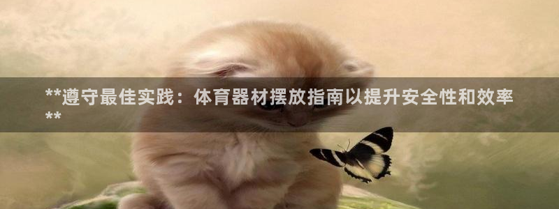 富联集团最新消息新闻：**遵守最佳实践：体育器材摆放