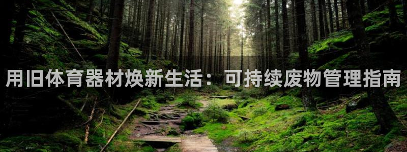 富联平台登陆：用旧体育器材焕新生活：可持续废物管理指