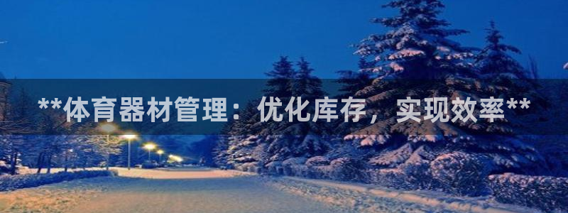 富联申购：**体育器材管理：优化库存，实现效率**