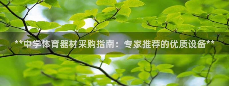 富联娱乐平台开户流程图：**中学体育器材采购指南：专