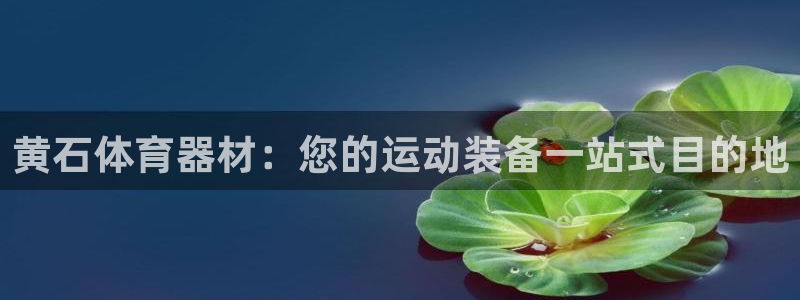 富联娱乐总代理是谁：黄石体育器材：您的运动装备一站式