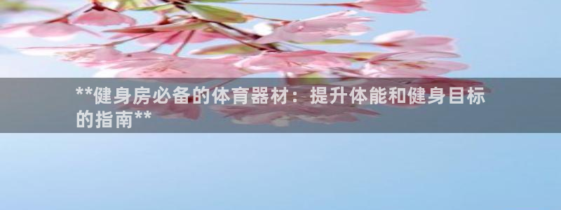 共富联盟店是不是真的：**健身房必备的体育器材：提升