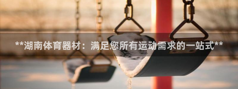 富联智能工坊：**湖南体育器材：满足您所有运动需求的