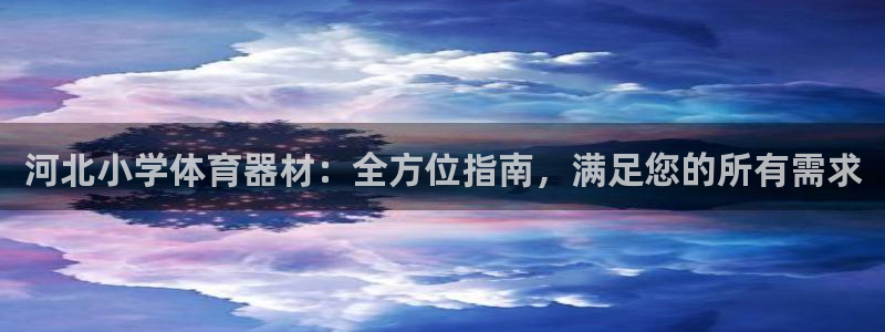 富联官方网站首页登录：河北小学体育器材：全方位指南，