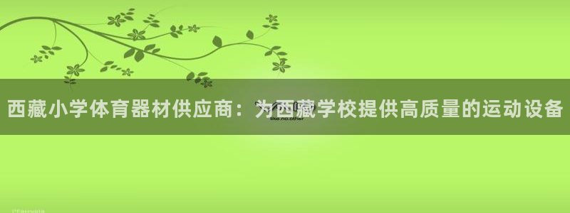 富联官网注册流程：西藏小学体育器材供应商：为西藏学校