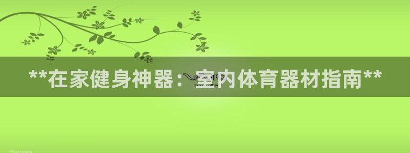 富联平台登录注册账号：**在家健身神器：室内体育器材