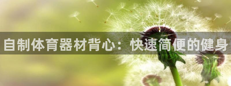 富联平台主管代理：自制体育器材背心：快速简便的健身