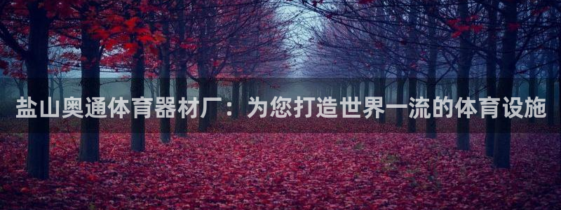 富联娱乐代理怎么做赚钱：盐山奥通体育器材厂：为您打造