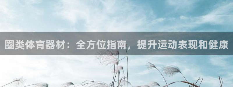 富联娱乐官方网站首页入口：圈类体育器材：全方位指南，
