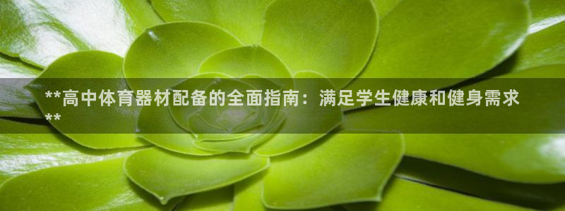 富联申购什么时候上市交易：**高中体育器材配备的全面