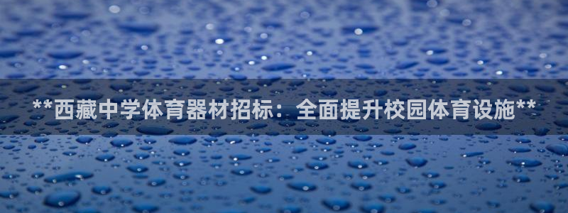 富联娱乐平台能挣到钱吗知乎：**西藏中学体育器材招标