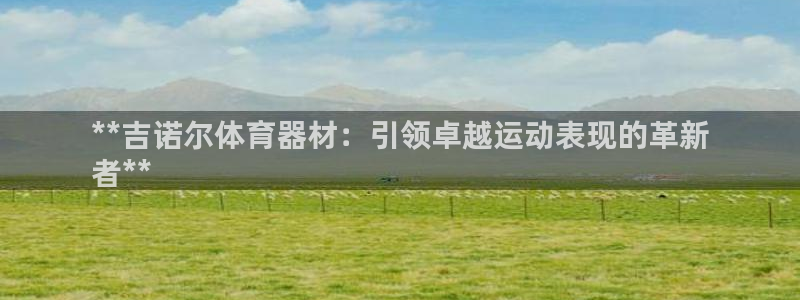 富联平台安装流程：**吉诺尔体育器材：引领卓越运动表