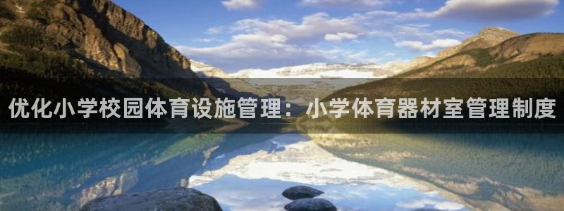 富联官方网站：优化小学校园体育设施管理：小学体育器材室管理制